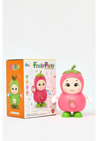 Işıklı Ve Müzikli Danseden Çilek Oyuncak 17 Cm, Minikler İçin Eğlencenin Adı