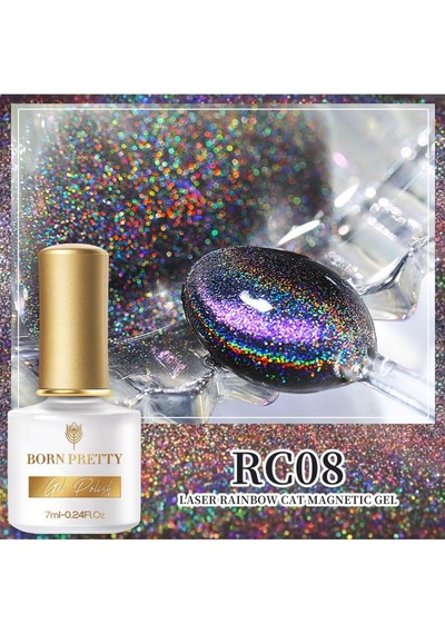 Pro Laser Raınbow Cat Magnetıc Gel 7ml Kedi Gözü Mayetik Kalıcı Oje Rc08,bpodrc08
