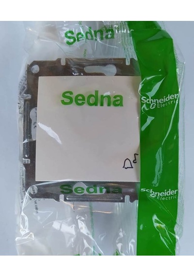 Schneıder Sedna Lıht Zil 0800123 ve Lamba 0900123 Krem Çerçevesiz Zil