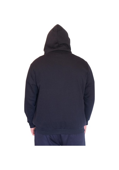 Mode Xl Büyük Beden Erkek Kapüşonlu Sweatshirt Fermuarlı 3 İp Bronx U24560 Lacivert Lacivert