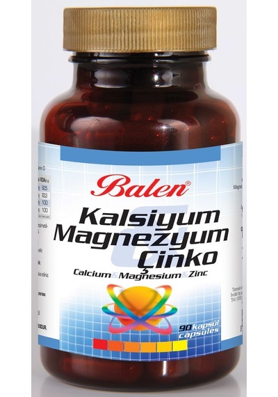 Balen Kalsiyum & Magnezyum & Çinko Kapsül 90 Kapsül