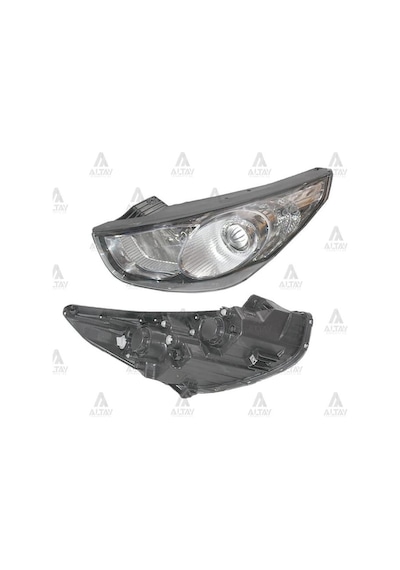 DEPO 221-1150L-LDEM2 Ön Far Sol- Siyah - Hyundai Ix35 10-