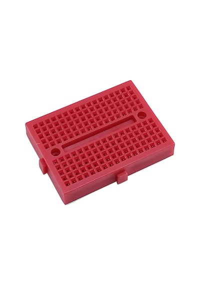Syb-170 Mini Yapışkanlı 170 Pin Breadboard - Kırmızı