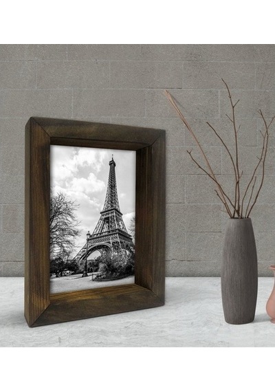Bk Gift Paris Tasarımlı Dekoratif Doğal Masif Ahşap Çerçeve 15X20 (500610758)