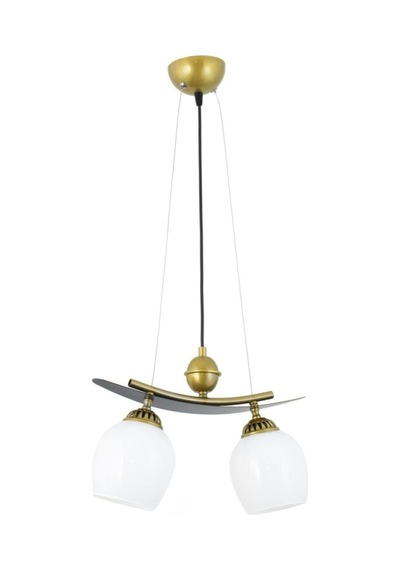 Üçlü Modern Tarz Kayık Model Metal Camlı Sarkıt Avize L