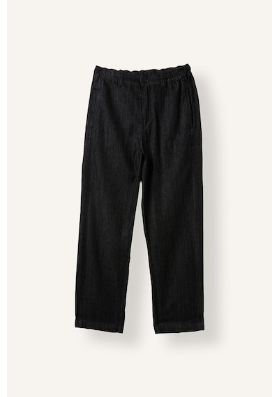 Defacto %100 Pamuk Beli Lastikli Baggy Fit Jean Pantolon I6061ax26aunm40 Siyah-nm40