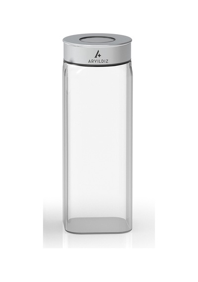 Aryıldız Timeless Square XXL Saklama Kabı 1600 ML Şeffaf