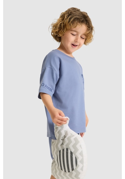 U.s. Polo Assn. Erkek Çocuk İndigo Pijama Takım 50327090-vr028