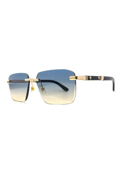 Black Om102-3035 Black Güneş Gözlüğü Altın