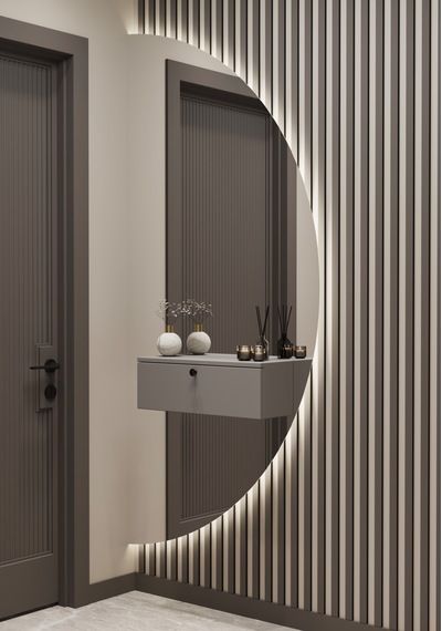 Asur 60 Cm Dresuar 100% Mdf Gri