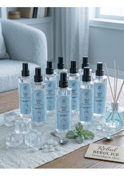Rebul İce Ferahlatıcı Kolonya Pet Şişe 125 Ml X 10 Adet 10'lu Çanta Boy Avantaj Seti