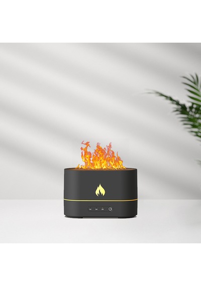 Alev Aroma Difüzör Lamba Ultrasonik Aromaterapi Nebulizatör Hava Nemlendirici Uçucu Yağ Difüzörü