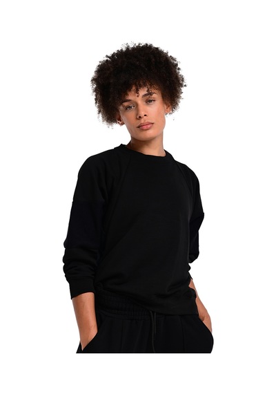 Sportive Huesca Kadın Siyah Günlük Stil Sweatshirt 24kk006-syh 1656483 SiYAH