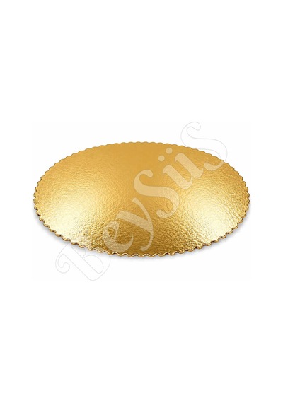 Pasta Altlığı Gold Yuvarlak 30x40 Cm