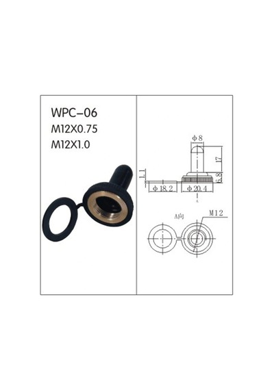 Ic-161 Su Geçirmez Toggle Switch Kılıfı 12mm İçin