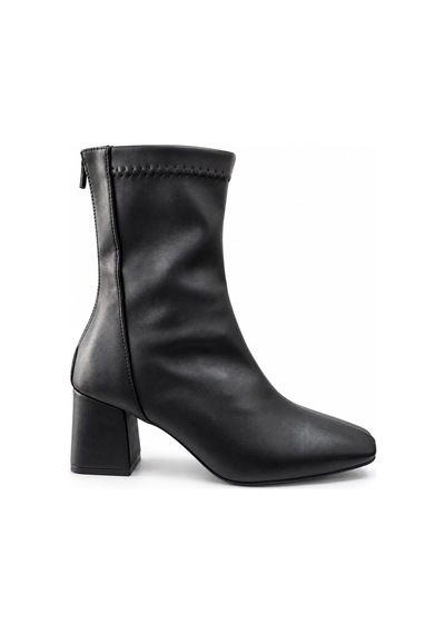 Dabab Shoes Azra Kadın Siyah Streç Cilt Kare Burun Arka Fermuarlı 6 Cm Kalın Topuklu Bot Bootie Dabab Shoes Azra Kadın Siyah Streç Cilt Kare Burun Arka Fermuarlı 6 Cm Kalın Topuklu Bot Bootie