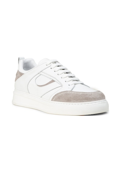 Deery Erkek Hakiki Deri Beyaz Sneaker Ayakkabı - 02012mbyze01 Beyaz