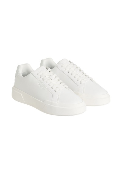 Calvin Klein Jeans Kadın Chunky Cupsole Laceup Lth Bt Aop Wn Ayakkabı Yw0yw020360k7 Beyaz