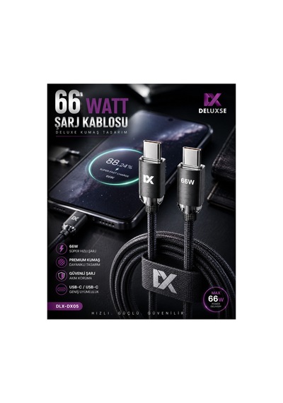 66 W Type-c Of Type-c Kablo