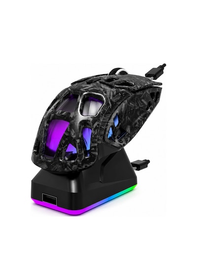 Jedel Gwh-111 Rgb Şarj Standlı 12000 Dpı Triple Bt/2.4ghz/kablolu Hafif Gaming Mouse Standart