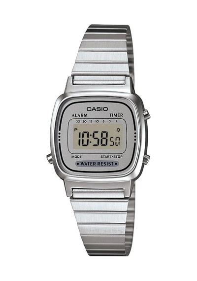 Casıo La670wa-7df Retro Kadın Kol Saati Gri