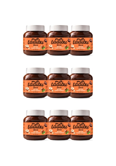 Abdurrahman Tatlıcı Tadıbu Bitter Kakaolu Fındık Ezmesi 9 x 330 G