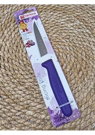 Sürmene 61004 Mutfak Bıçağı 9,50 Cm Mor Çok Renkli