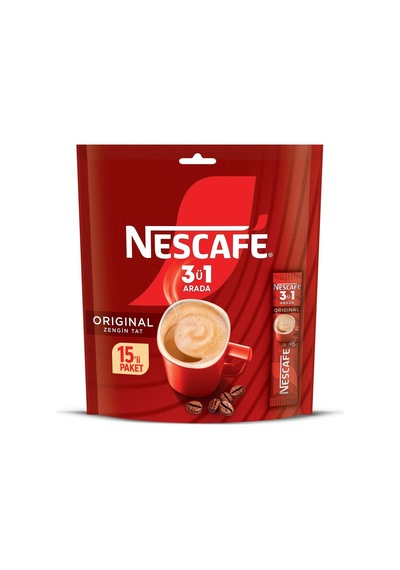 4 Adet Nescafe 3'ü 1 Arada 15x17,5 G Diğer