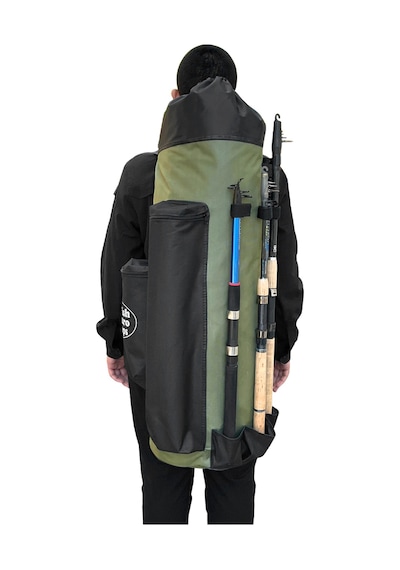 Euro Fish Kamış Çantası Boru Tipi Siyah-haki 80 Cm 38004