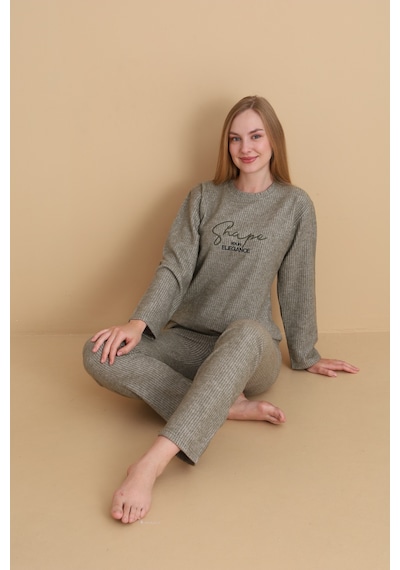 Wordex Mırano 3150 Selanik Kumaş Kışlık Kalın Kumaşlı Kadın Pijama Takımı Çağla Yeşili Wordex Mırano 3150 Selanik Kumaş Kışlık Kalın Kumaşlı Kadın Pijama Takımı Çağla Yeşili
