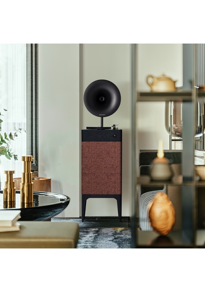 Fennessy İ5 Bluetooth Hoparlörlü 110w Hi-fi Retro Pikap Plakçalar Turntable, Karamel