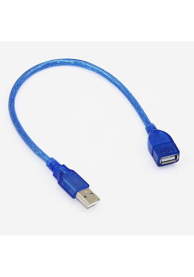 Kısa Usb Uzatma Kablosu - Gerçek Usb 2.0 - 30 Cm
