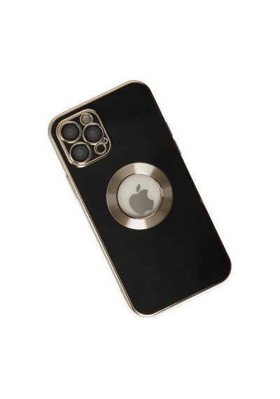 Apple Uyumlu iPhone 12 Pro Max Kılıf Store Silikon Siyah/