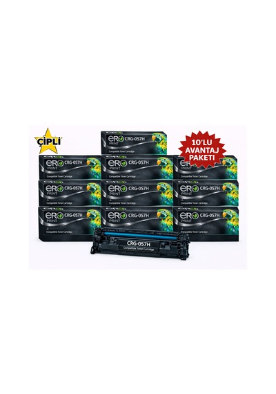 Crg-057h / Canon Mf-443dw Çipli Uyumlu Toner - 10'lu  Paket