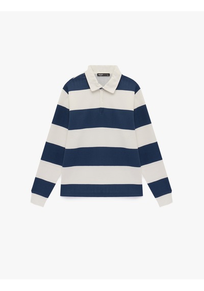 Koton Regular Fit Uzun Kollu Şardonlu Düğmeli Polo Yaka Sweatshirt Lacivert Çizgili 6wam70297mk Lacivert Çizgili Koton Regular Fit Uzun Kollu Şardonlu Düğmeli Polo Yaka Sweatshirt Lacivert Çizgili 6wam70297mk Lacivert Çizgili