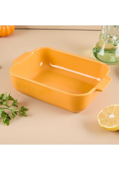 Aryıldız Elissa 25 Cm D.dörtgen Fırın Kabı Sarı