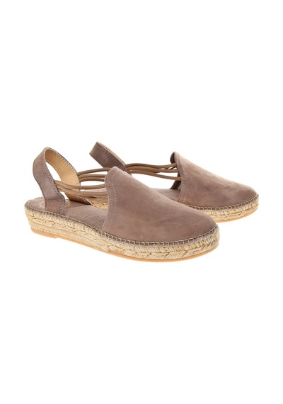 Sandalet Kadın Nuria Toni Pons Elastic Suede Taupe Taba