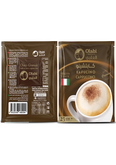 Olabi Çikolatalı Granül Cappuccino Hazır Kahve 20 x 25 G