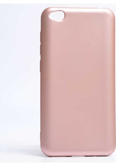 Xiaomi Redmi Go Kılıf Zore Premier Silikon Kapak Rose Gold