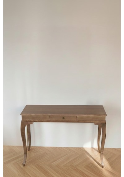 Regnum Fransız Still Ahşap Çalışma Masası 80x125 Açık Ceviz