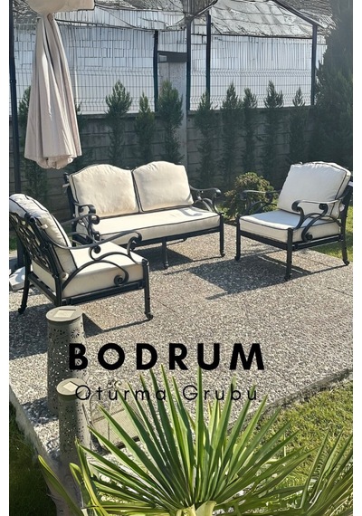 Ferforje Görünümlü Masa Sandalye Takımı, Tüm Mekanlarda 4 Mevsim