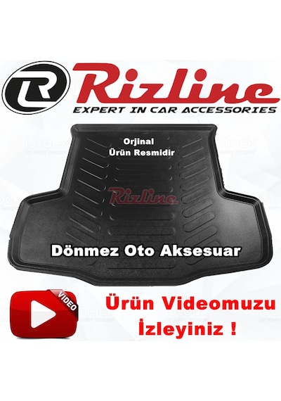 Fiat Linea 3D Bagaj Havuzu Paspası Siyah 2007-2019 Arası Rizline N11.7623