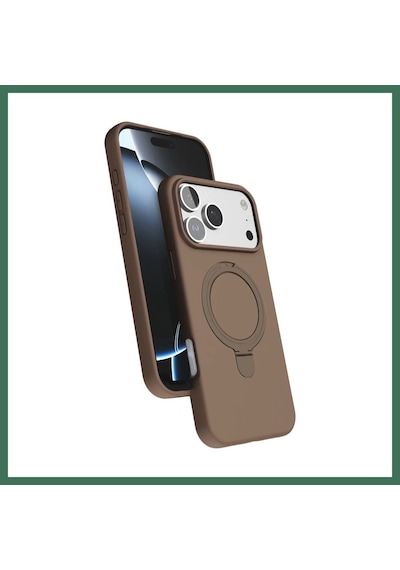 En-cag iPhone 17 Pro Uyumlu Regal Magsafe Standlı Kapak - Çöl Titanyum Bss