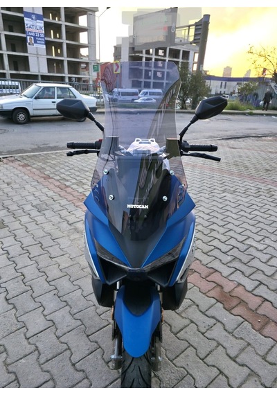 Motocam Volta Revolt Rsx7 Ön Cam 2022-2026 Model 75cm Füme Renkli 4mm