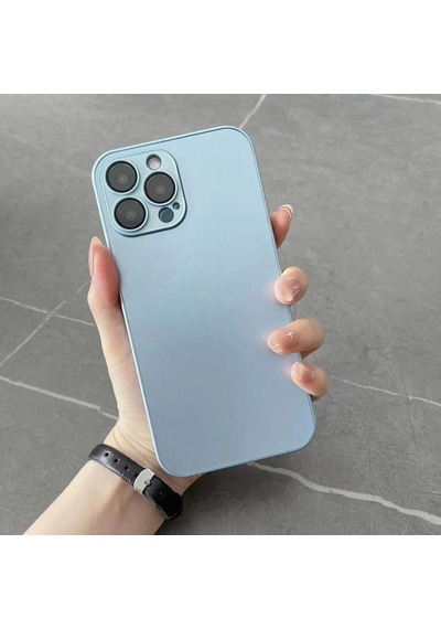 Apple Uyumlu iPhone 14 Pro Max Buzlu Ag Glass Kapak&kılıf