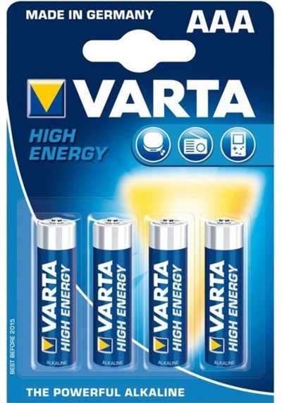 Varta 4903 High Energy AAA İnce Kalem Pil 4'lü