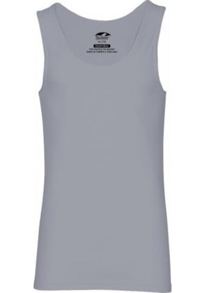 6 Adet Şahin Erkek Bambu Atlet 10026 Gri