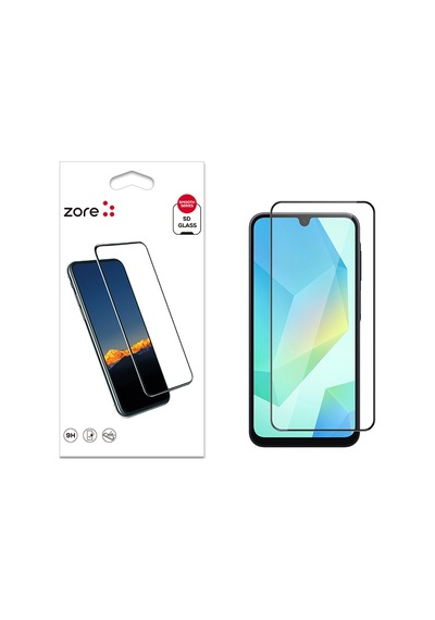 Galaxy A17 Zore Kenarları Kırılmaya Dayanıklı Cam Ekran Koruyucu
