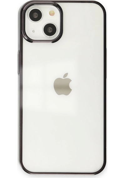 Newface Apple, Uyumlu iPhone 14 Plus Kılıf Element Silikon Semeglbl - 6 - Siyah