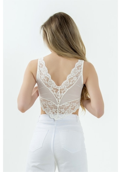 Magic Form Dantelli Dolgulu Destekli Bralet Sütyen - 1570 Ekru - 512786917 Ekru